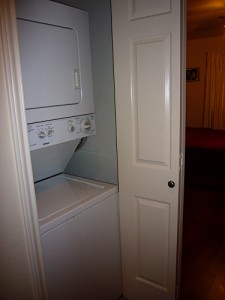 2408 Enfield #206  stacked washer and dryer