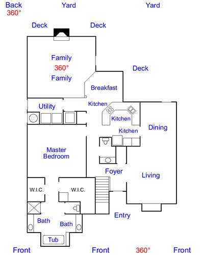 2008 Headwater floorplan first floor